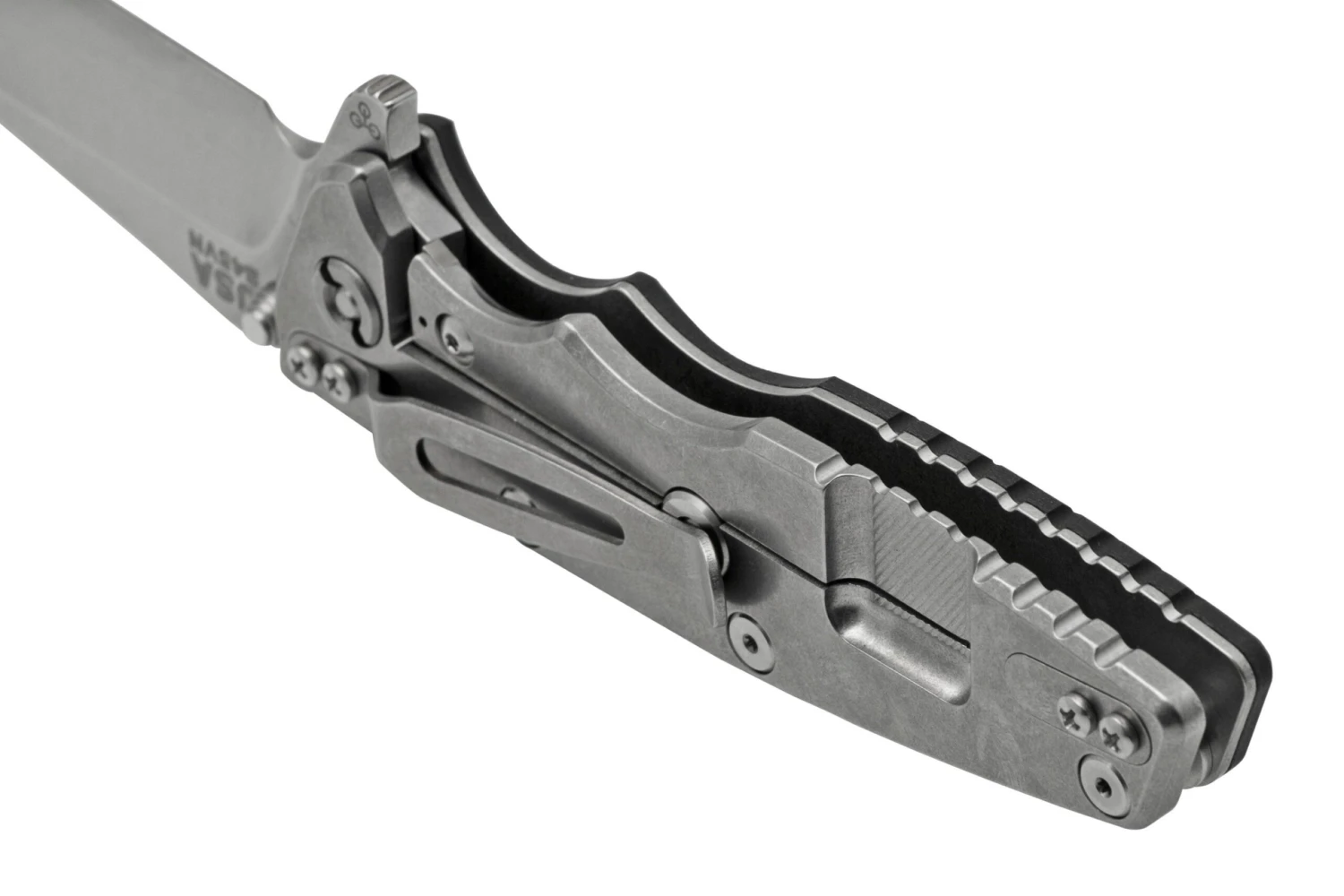 Rick Hinderer Eklipse 3.5” Spearpoint S45VN, Stonewash, Black G10, Navaja 6 Rick Hinderer Eklipse 3.5” Spearpoint S45VN, Stonewash, Black G10, Navaja - Imagen 4