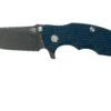 Rick Hinderer Jurassic Slicer Battle Black, Blue/Black G10 CPM 20CV Navaja -Luz de Acero HRK JU SL BBL BB 01 rick hinderer knives