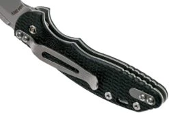 Rick Hinderer XM Slippy 3 Sheepfoot 20CV Black G10 Navaja Slipjoint" -Luz de Acero HRK SLIPPY SF BK 05 rick hinderer