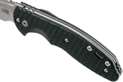 Rick Hinderer XM Slippy 3 Sheepfoot 20CV Black G10 Navaja Slipjoint" -Luz de Acero HRK SLIPPY SF BK 07 rick hinderer