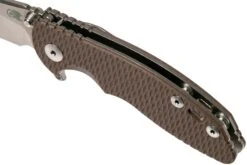 Rick Hinderer XM18 3” Skinny Slicer Linerlock, Flat Dark Earth G10 Navaja -Luz de Acero HRK XM18 3 SKSLSW FD 07 rick hinderer knives