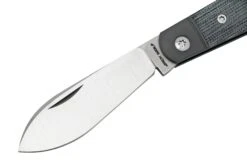 Jack Wolf Low Drag Jack DRAG-01-BLK, Black Canvas Micarta, Navaja Slipjoint -Luz de Acero JW DRAG 01 BLK 03 jackwolf