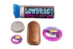 Jack Wolf Low Drag Jack DRAG-01-BLK, Black Canvas Micarta, Navaja Slipjoint -Luz de Acero JW DRAG 01 BLK 07 jackwolf