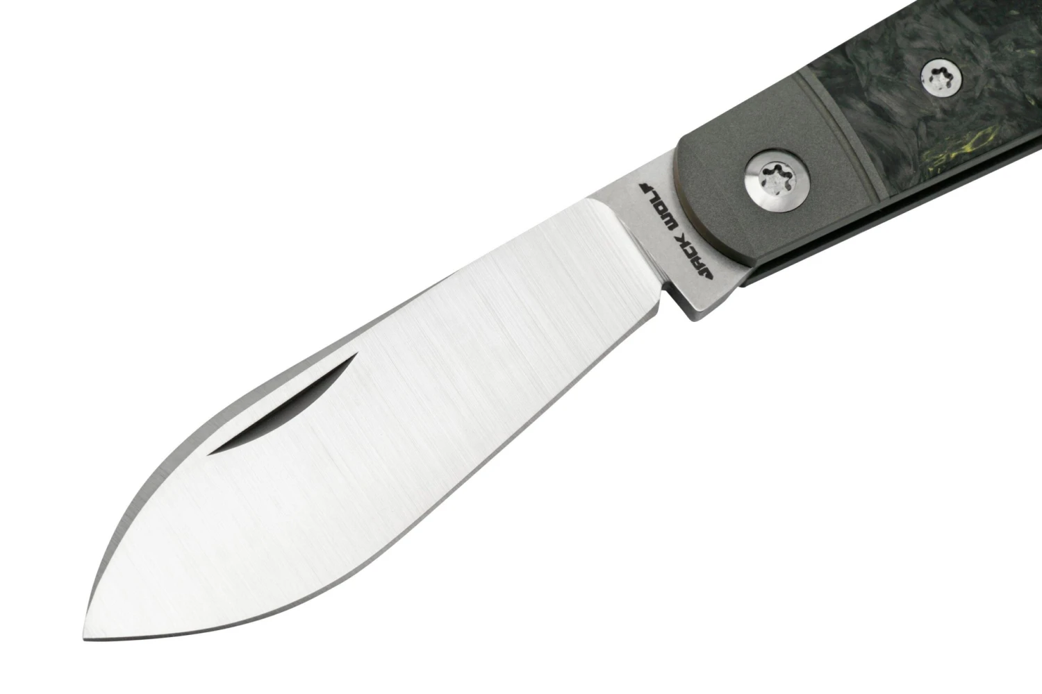 Jack Wolf Low Drag Jack DRAG-01-CDMY, Fat Carbon Dark Matter Yellow, Navaja Slipjoint 5 Jack Wolf Low Drag Jack DRAG-01-CDMY, Fat Carbon Dark Matter Yellow, Navaja Slipjoint - Imagen 3