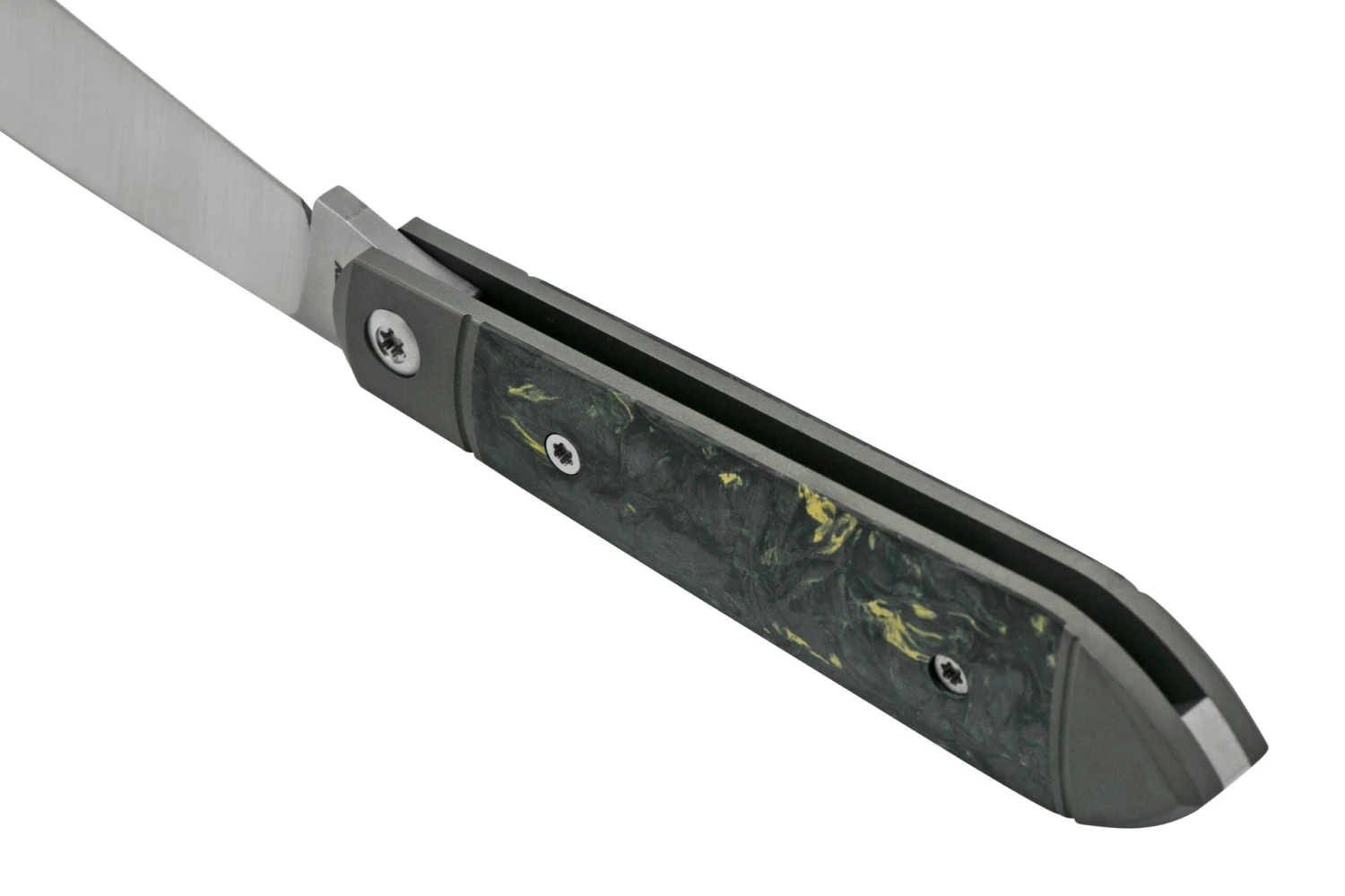 Jack Wolf Low Drag Jack DRAG-01-CDMY, Fat Carbon Dark Matter Yellow, Navaja Slipjoint 6 Jack Wolf Low Drag Jack DRAG-01-CDMY, Fat Carbon Dark Matter Yellow, Navaja Slipjoint - Imagen 4