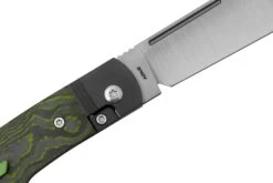 Jack Wolf Gunslinger Jack GUNS-01-CCTG CamoCarbon Toxic Green, Navaja -Luz de Acero JW GUNS 01 CCTG 05 jackwolf