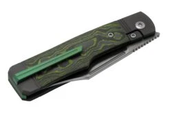 Jack Wolf Gunslinger Jack GUNS-01-CCTG CamoCarbon Toxic Green, Navaja -Luz de Acero JW GUNS 01 CCTG 07 jackwolf