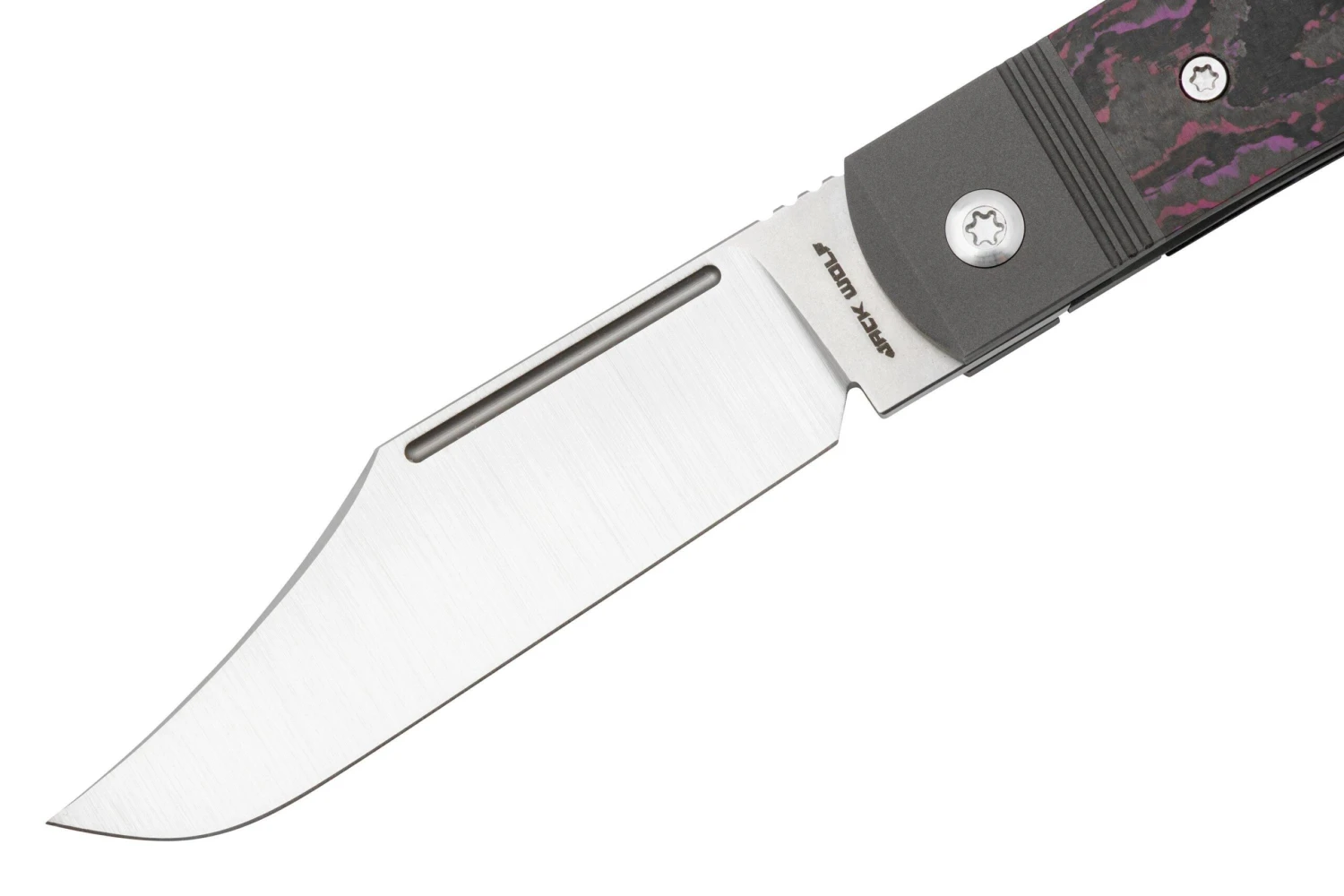 Jack Wolf Gunslinger Jack GUNS-01-FCPH Fat Carbon Purple Haze, Navaja 5 Jack Wolf Gunslinger Jack GUNS-01-FCPH Fat Carbon Purple Haze, Navaja - Imagen 3