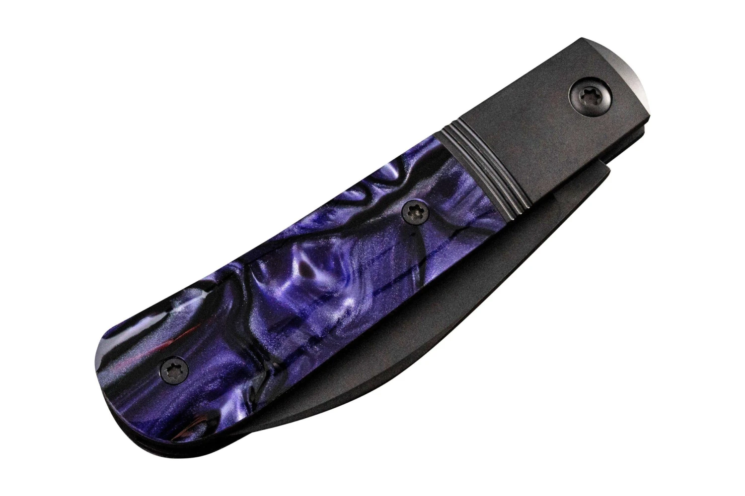 Jack Wolf Laid Back Jack LAIDB-02-KIR-PUR Kirinite Purple Wave, Slipjoint Navaja 6 Jack Wolf Laid Back Jack LAIDB-02-KIR-PUR Kirinite Purple Wave, Slipjoint Navaja - Imagen 4