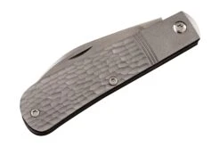 Jack Wolf Laid Back Jack LAIDB-02-TI-JIG Titanium Jigged, Slipjoint Navaja -Luz de Acero JW LAIDB 02 TI JIG 03 jackwolf