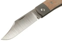 Jack Wolf Sharpshooter Jack, Natural Canvas Micarta SHSH-MNA Navaja Slipjoint -Luz de Acero JW SHSH MNA 03 jack