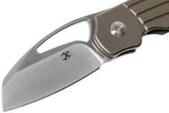 Kansept Goblin K2016A5 Titanium Grooves Navaja, Diseño Marshall Noble -Luz de Acero KSK2016A5 03 kansept