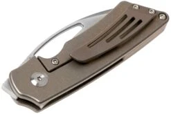 Kansept Goblin K2016A5 Titanium Grooves Navaja, Diseño Marshall Noble -Luz de Acero KSK2016A5 04 kansept