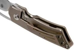 Kansept Goblin K2016A5 Titanium Grooves Navaja, Diseño Marshall Noble -Luz de Acero KSK2016A5 05 kansept