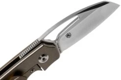 Kansept Goblin K2016A5 Titanium Grooves Navaja, Diseño Marshall Noble -Luz de Acero KSK2016A5 06 kansept