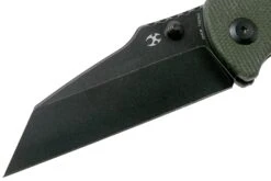 Kansept Main Street T1015A2 Black, Green Micarta Navaja, Diseño Dirk Pinkerton -Luz de Acero KST1015A2 03 kansept knives