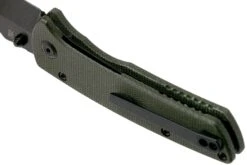 Kansept Main Street T1015A2 Black, Green Micarta Navaja, Diseño Dirk Pinkerton -Luz de Acero KST1015A2 05 kansept knives