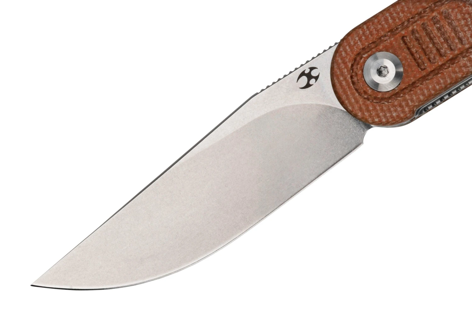 Kansept Reverie T2025A6 Stonewashed, Brown Micarta Navaja, Diseño Justin Lundquist 5 Kansept Reverie T2025A6 Stonewashed, Brown Micarta Navaja, Diseño Justin Lundquist - Imagen 3