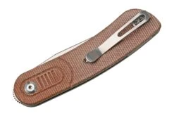 Kansept Reverie T2025A6 Stonewashed, Brown Micarta Navaja, Diseño Justin Lundquist 13 Kansept Reverie T2025A6 Stonewashed, Brown Micarta Navaja, Diseño Justin Lundquist -Luz de Acero KST2025A6 04 kansept