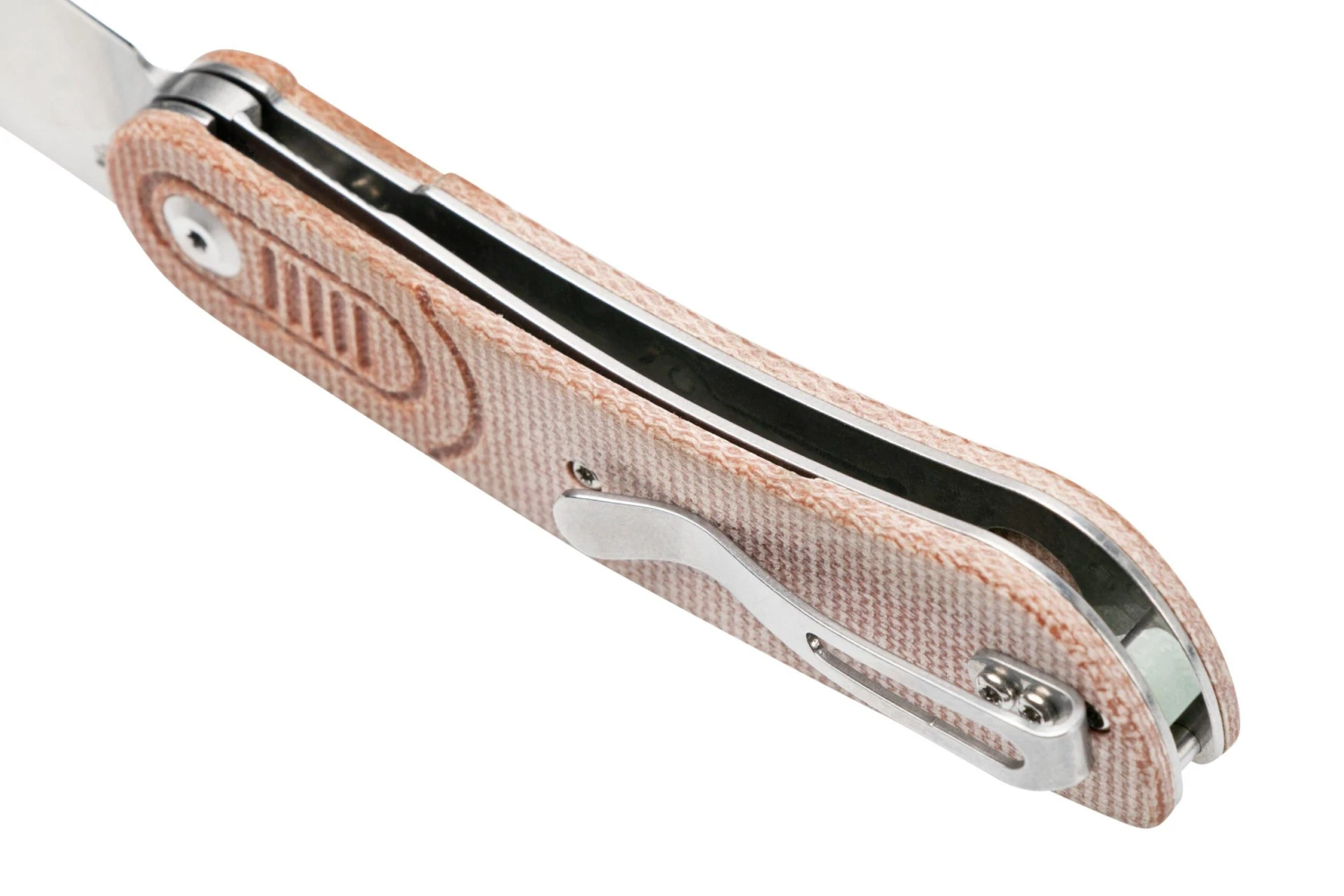 Kansept Reverie T2025A6 Stonewashed, Brown Micarta Navaja, Diseño Justin Lundquist 7 Kansept Reverie T2025A6 Stonewashed, Brown Micarta Navaja, Diseño Justin Lundquist - Imagen 5