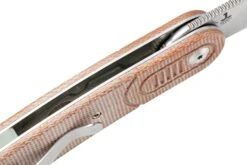 Kansept Reverie T2025A6 Stonewashed, Brown Micarta Navaja, Diseño Justin Lundquist 15 Kansept Reverie T2025A6 Stonewashed, Brown Micarta Navaja, Diseño Justin Lundquist -Luz de Acero KST2025A6 06 kansept