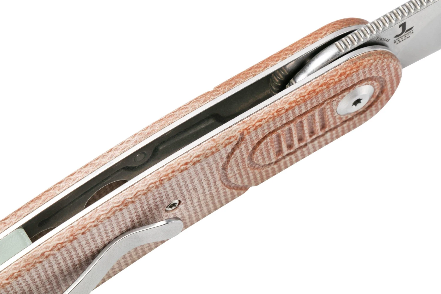 Kansept Reverie T2025A6 Stonewashed, Brown Micarta Navaja, Diseño Justin Lundquist 8 Kansept Reverie T2025A6 Stonewashed, Brown Micarta Navaja, Diseño Justin Lundquist - Imagen 6