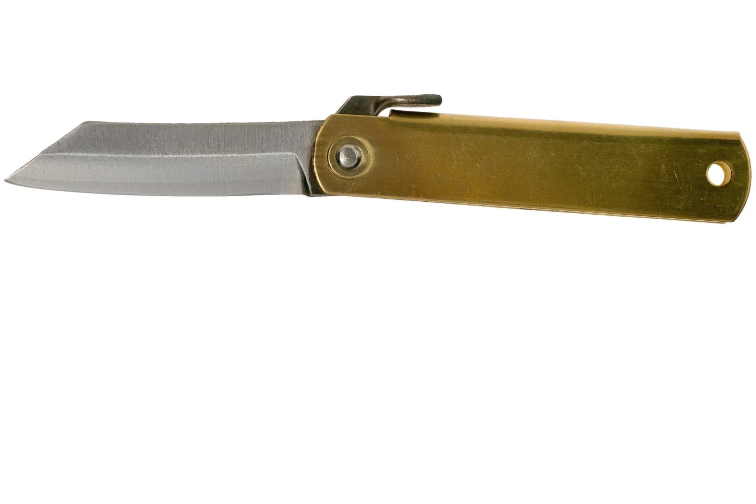 Higonokami Navaja 5 Cm HIGO75BRS, SK-acero Al Carbono, Latón 3 Higonokami Navaja 5 Cm HIGO75BRS, SK-acero Al Carbono, Latón