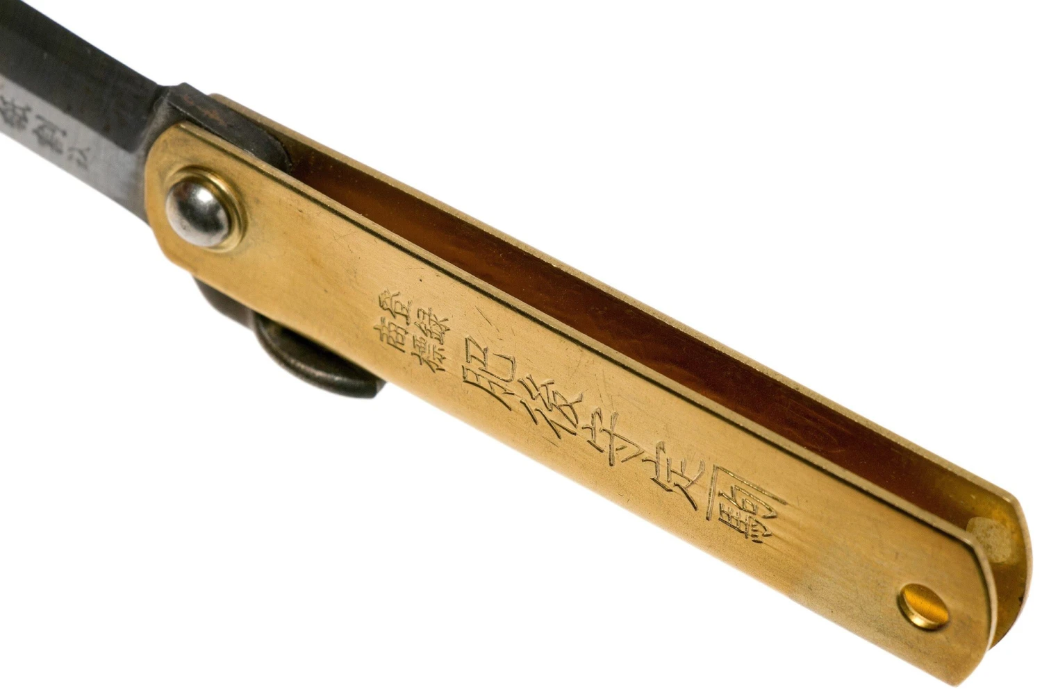 Higonokami Navaja 5 Cm HIGO75BRS, SK-acero Al Carbono, Latón 8 Higonokami Navaja 5 Cm HIGO75BRS, SK-acero Al Carbono, Latón - Imagen 6