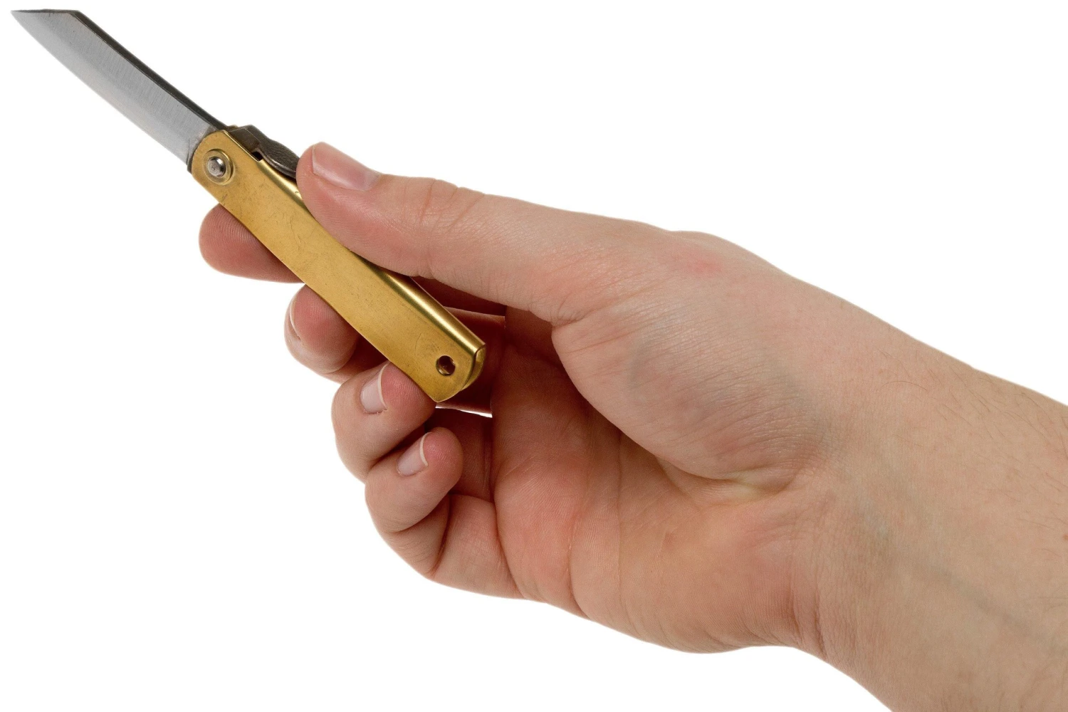 Higonokami Navaja 5 Cm HIGO75BRS, SK-acero Al Carbono, Latón 10 Higonokami Navaja 5 Cm HIGO75BRS, SK-acero Al Carbono, Latón - Imagen 8