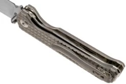 Kizer Begleiter Mini Droppoint KI3458RA2, M390, Titanio, Navaja, Diseño Azo -Luz de Acero KZKI3458RA2 05 kizer