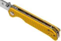 Kizer Begleiter Mini V3458RN4 N690, Yellow G10, Navaja, Diseño Azo -Luz de Acero KZV3458RN4 07 kizer