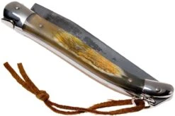 Forge Laguiole 12110INCABDF, Cuerno Aubrac -Luz de Acero LA12110INCABDF 04 forge de laguiole la12110incabdf 04