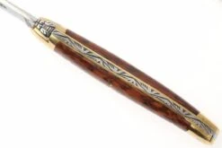 Forge Laguiole 1211AM, Leño Colubrino -Luz de Acero LA1211AM 04 forge de laguiole vouwmes la1211am d4