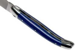 Forge Laguiole 1211INTCBLEB 11cm, Azul Micarta, Navaja Laguiole -Luz de Acero LA1211INTCBLEB 05 forge de laguiole