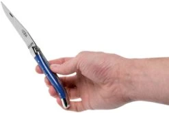 Forge Laguiole 1211INTCBLEB 11cm, Azul Micarta, Navaja Laguiole -Luz de Acero LA1211INTCBLEB 08 forge de laguiole