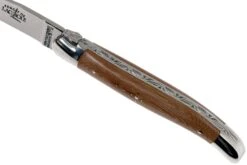 Forge Laguiole 1211INTCCHOB 11cm, Micarta, Navaja Laguiole Marrón Chocolate -Luz de Acero LA1211INTCCHOB 07 forge de laguiole