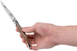 Forge Laguiole 1211INTCCHOB 11cm, Micarta, Navaja Laguiole Marrón Chocolate -Luz de Acero LA1211INTCCHOB 08 forge de laguiole