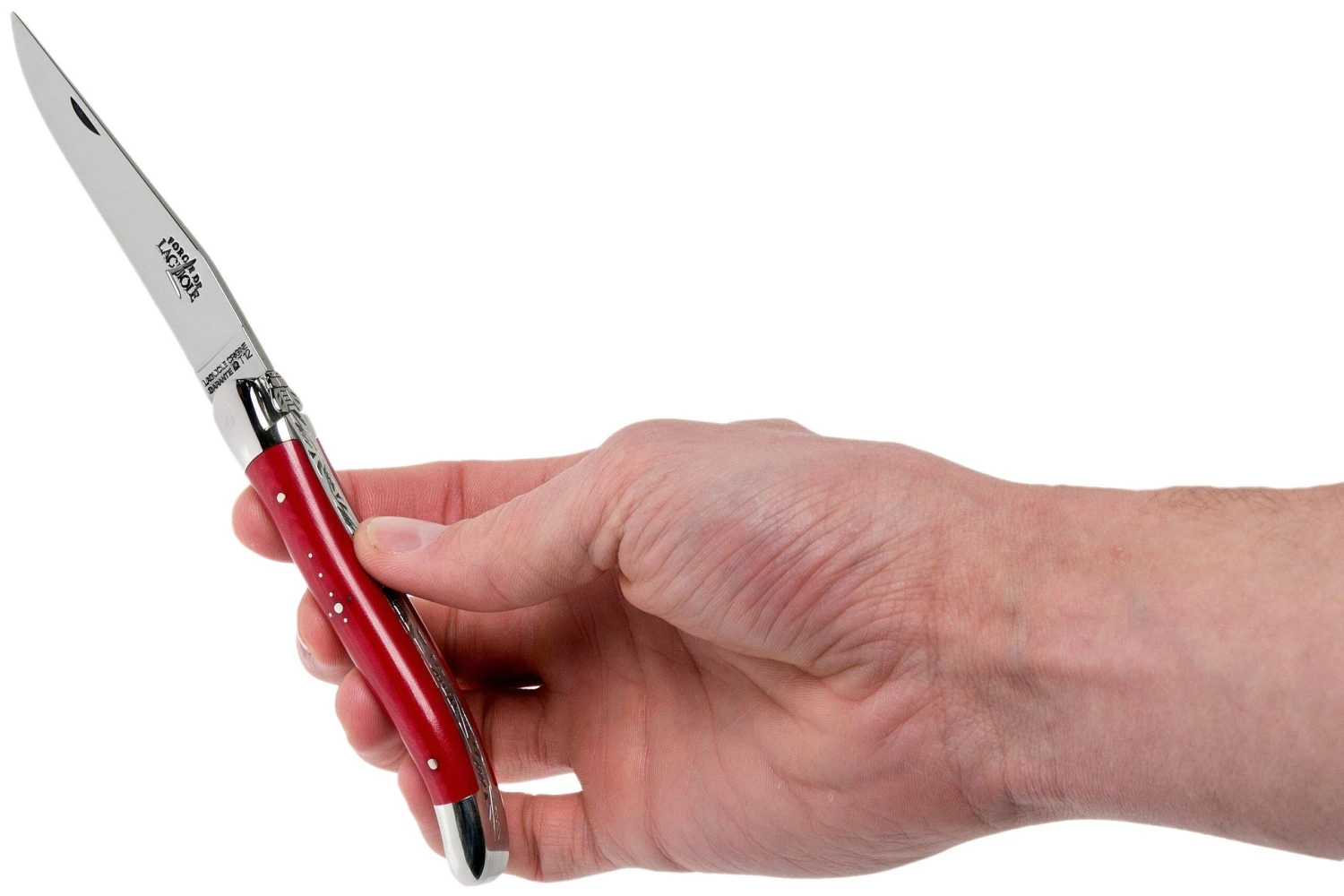 Forge Laguiole 1211INTCROUB 11cm, Rojo Micarta, Navaja Laguiole 10 Forge Laguiole 1211INTCROUB 11cm, Rojo Micarta, Navaja Laguiole - Imagen 8