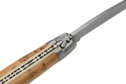 Forge De Laguiole Boraldes Edition 1212EINGE Satin Bolsters Jeneverbeshout, Navaja -Luz de Acero LA1212EINGE BOR 05 forgedelaguiole