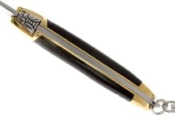Forge Laguiole Navaja Llavero, Punta De Cuerno -Luz de Acero LA1270B 04 forge de laguiole la1270b 04