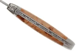 Forge Laguiole 9cm Madera De Enebro, Mate 129INGE -Luz de Acero LA129INGE 04 forge de laguiole la129inge 04