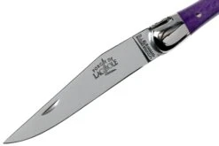 Forge Laguiole 129INTCVIOBRI 9cm, Violet Micarta, Navaja Laguiole -Luz de Acero LA129INTCVIOBRI 03 forge de laguiole
