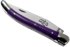 Forge Laguiole 129INTCVIOBRI 9cm, Violet Micarta, Navaja Laguiole -Luz de Acero LA129INTCVIOBRI 04 forge de laguiole