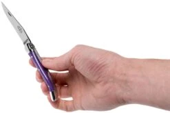 Forge Laguiole 129INTCVIOBRI 9cm, Violet Micarta, Navaja Laguiole -Luz de Acero LA129INTCVIOBRI 08 forge de laguiole