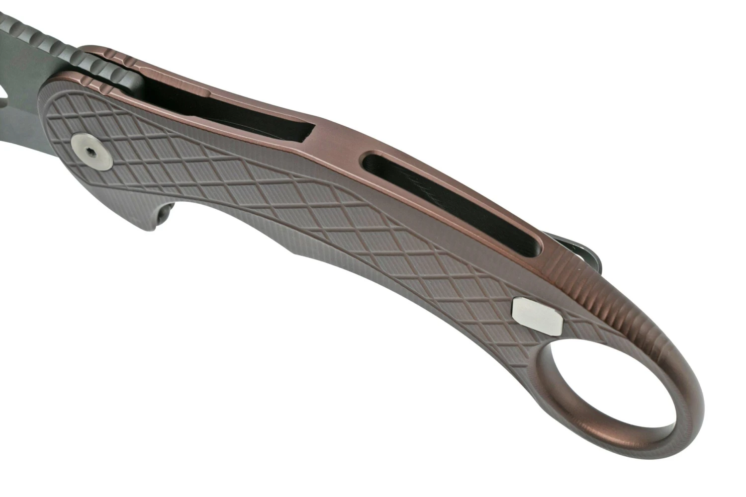 LionSteel L.E.One LE1-A-EB MagnaCut, Black, Earth Brown Aluminium, Navaja Karambit 10 LionSteel L.E.One LE1-A-EB MagnaCut, Black, Earth Brown Aluminium, Navaja Karambit - Imagen 8