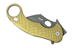 LionSteel L.E.One LE1-A-GB MagnaCut, Black, Green Aluminium, Navaja Karambit -Luz de Acero LI LE1 A GB 04 lionsteel