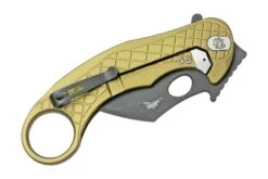 LionSteel L.E.One LE1-A-GB MagnaCut, Black, Green Aluminium, Navaja Karambit -Luz de Acero LI LE1 A GB 05 lionsteel