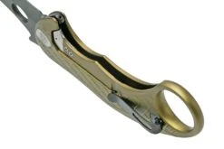 LionSteel L.E.One LE1-A-GB MagnaCut, Black, Green Aluminium, Navaja Karambit -Luz de Acero LI LE1 A GB 06 lionsteel