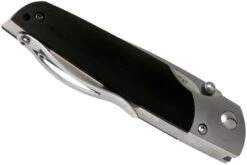 Mcusta MC-144G Shinra Mixture Teana, Black Pakkawood, Cuchillo De Caballero -Luz de Acero MC 0144G 04 mcusta