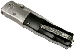 Mcusta MC-146G Shinra Mixture Bamboo, Black Pakkawood, Cuchillo De Caballero -Luz de Acero MC 0146G 04 mcusta